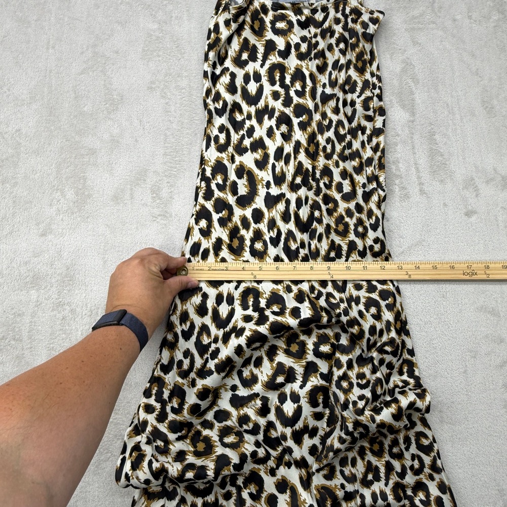 Conditions Apply Anthropologie Elva Slip Maxi Dress Women Small‎ P Leopard Print - Picture 9 of 15